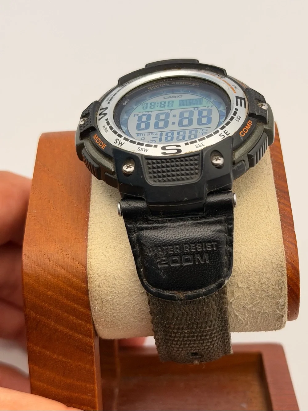 Casio SGW100B-3V Twin Sensor, New Battery, Tested, OEM Band